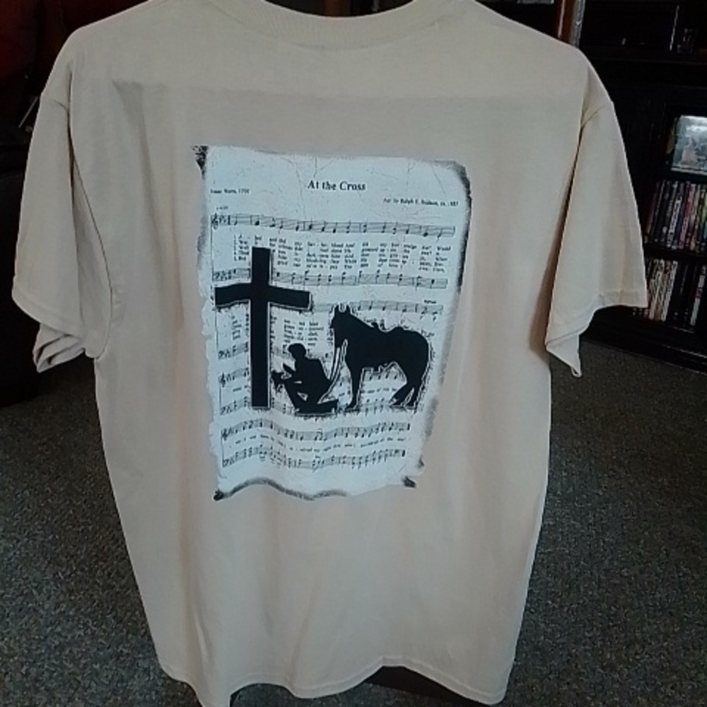 NWOT-PRAISE HYMN APPAREL-BEIGE-AT THE CROSS